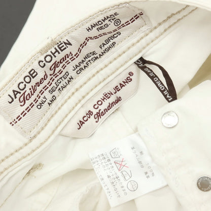 【中古】ヤコブコーエン JACOB COHEN PW688 コットン 5ポケットパンツ ホワイト【サイズ30】【 状態ランクC 】【 メンズ 】