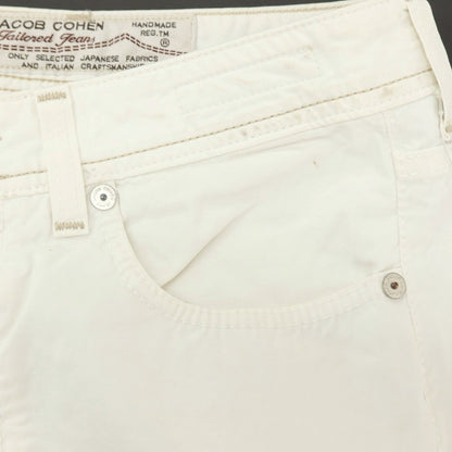【中古】ヤコブコーエン JACOB COHEN PW688 コットン 5ポケットパンツ ホワイト【サイズ30】【 状態ランクC 】【 メンズ 】