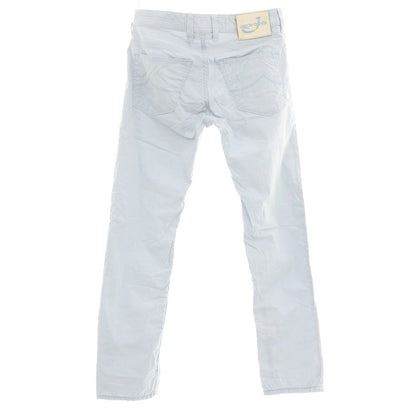 【中古】ヤコブコーエン JACOB COHEN J613 COMFORT ストレッチ コットン ストライプ 5ポケットパンツ ブルーxホワイト【サイズ30】【 状態ランクC 】【 メンズ 】