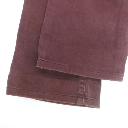【中古】シビリア SIVIGLIA ストレッチコットン 5ポケットパンツ ワイン【 31 】【 状態ランクC 】【 メンズ 】