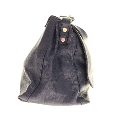 【中古】ザネラート ZANELLATO POSTINA 50’S レザー ショルダーバッグ ネイビー【 状態ランクB 】【 メンズ 】