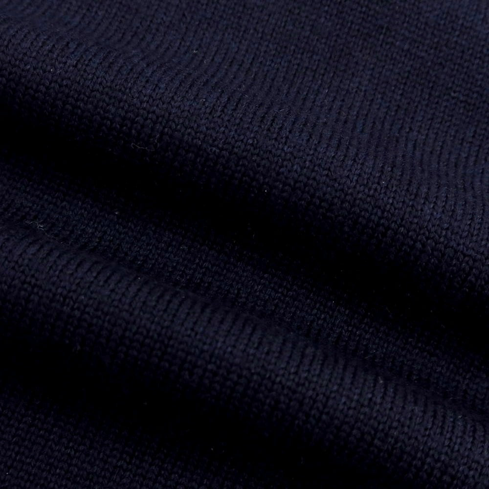 【中古】グランサッソ GRAN SASSO ウール プルオーバーニット ネイビー【 50 】【 状態ランクB 】【 メンズ 】