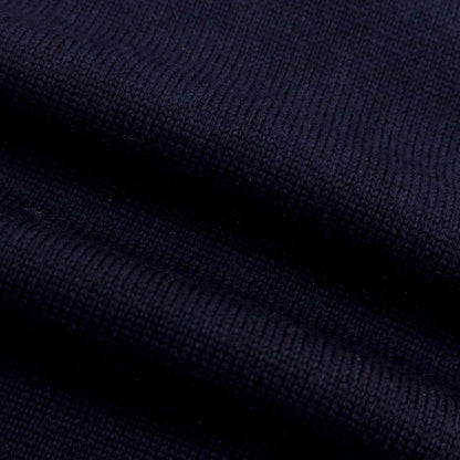 【中古】グランサッソ GRAN SASSO ウール プルオーバーニット ネイビー【 50 】【 状態ランクB 】【 メンズ 】