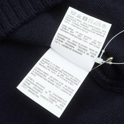 【中古】グランサッソ GRAN SASSO ウール プルオーバーニット ネイビー【 50 】【 状態ランクB 】【 メンズ 】