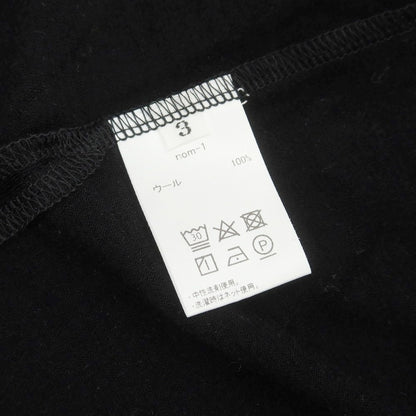 【中古】ノミアモ nomiamo ハイゲージウール プルオーバーニット ブラック【 3 】【 状態ランクB 】【 メンズ 】