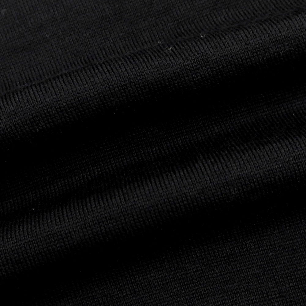 【中古】ロベルトコリーナ ROBERTO COLLINA ハイゲージウール カーディガン ブラック【 48 】【 状態ランクB 】【 メンズ 】