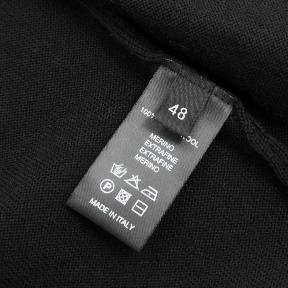 【中古】ロベルトコリーナ ROBERTO COLLINA ハイゲージウール カーディガン ブラック【 48 】【 状態ランクB 】【 メンズ 】