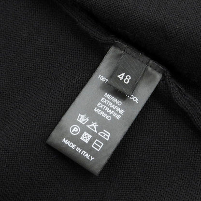 【中古】ロベルトコリーナ ROBERTO COLLINA ハイゲージウール カーディガン ブラック【 48 】【 状態ランクB 】【 メンズ 】