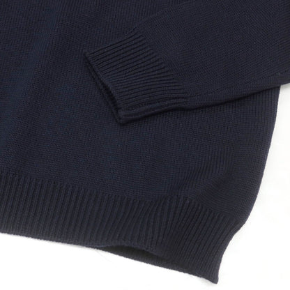 【中古】ロベルトコリーナ ROBERTO COLLINA ウール ハイネック プルオーバーニット ネイビー【 50 】【 状態ランクA 】【 メンズ 】