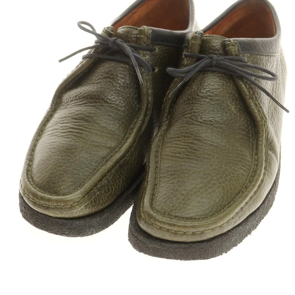 【中古】パドモア アンド バーンズ Padmore &amp; Barnes チロリアンシューズ オリーブ【 7 】【 状態ランクB 】【 メンズ 】