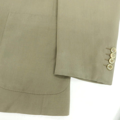 【中古】ブリオーニ Brioni シルク 2つボタンスーツ カーキ【 50 】【 状態ランクC 】【 メンズ 】