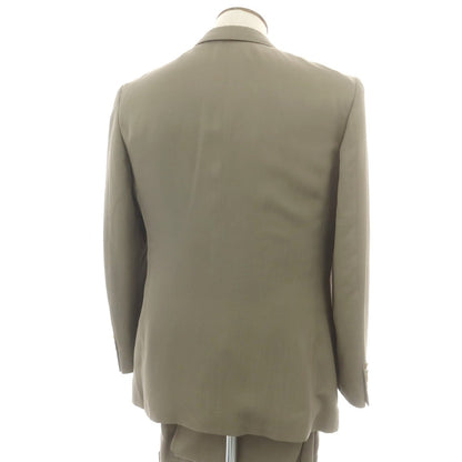 【中古】ブリオーニ Brioni シルク 2つボタンスーツ カーキ【 50 】【 状態ランクC 】【 メンズ 】