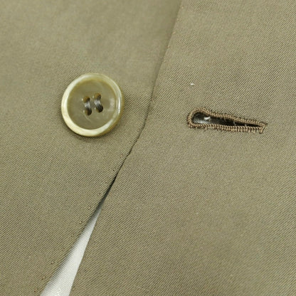 【中古】ブリオーニ Brioni シルク 2つボタンスーツ カーキ【 50 】【 状態ランクC 】【 メンズ 】