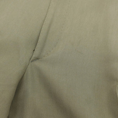 【中古】ブリオーニ Brioni シルク 2つボタンスーツ カーキ【 50 】【 状態ランクC 】【 メンズ 】