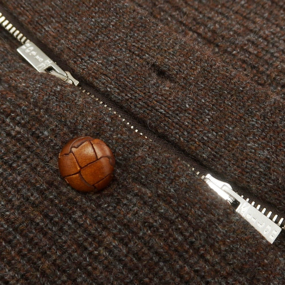 【中古】キートン Kiton カシミヤ カーディガン ダークブラウン【 表記なし（L位） 】【 状態ランクB 】【 メンズ 】