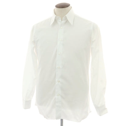 【中古】アンナ マトッツォ Anna Matuozzo コットン ロングポイントカラー ドレスシャツ ホワイト【 41 】【 状態ランクB 】【 メンズ 】