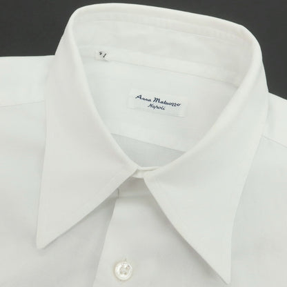 【中古】アンナ マトッツォ Anna Matuozzo コットン ロングポイントカラー ドレスシャツ ホワイト【 41 】【 状態ランクB 】【 メンズ 】