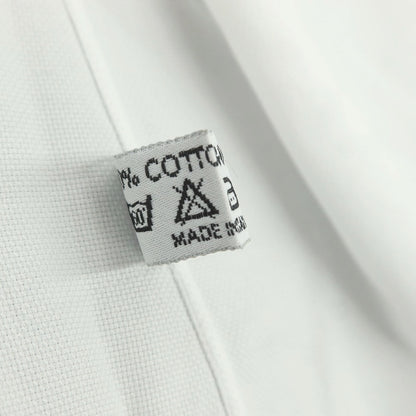 【中古】アンナ マトッツォ Anna Matuozzo コットン ロングポイントカラー ドレスシャツ ホワイト【 41 】【 状態ランクB 】【 メンズ 】