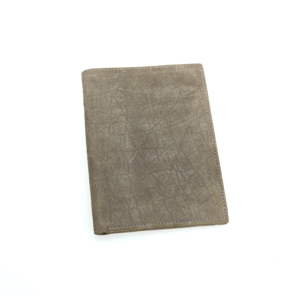【中古】ベルヴェデーレ BELVEDERE FIRENZE エレファント レザー 二つ折り財布 グレイッシュカーキ【 状態ランクB 】【 メンズ 】