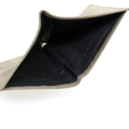 【中古】ベルヴェデーレ BELVEDERE FIRENZE エレファント レザー 二つ折り財布 グレイッシュカーキ【 状態ランクB 】【 メンズ 】