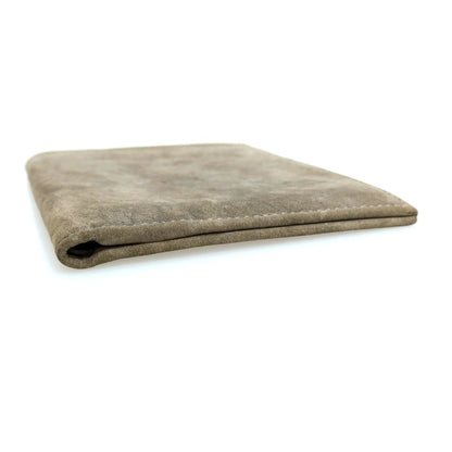 【中古】ベルヴェデーレ BELVEDERE FIRENZE エレファント レザー 二つ折り財布 グレイッシュカーキ【 状態ランクB 】【 メンズ 】