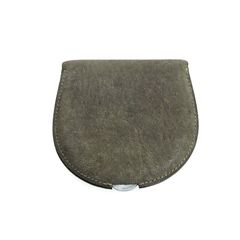 【中古】ヴァレクストラ バレクストラ Valextra エレファント レザー コインケース グリーン系【 状態ランクD 】【 メンズ 】