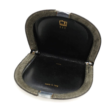 【中古】ヴァレクストラ バレクストラ Valextra エレファント レザー コインケース グリーン系【 状態ランクD 】【 メンズ 】