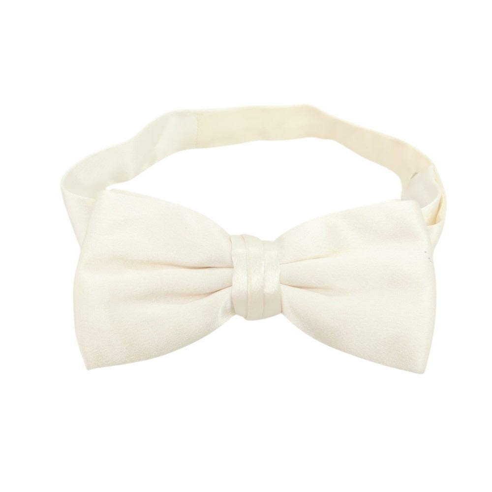 【中古】ブリオーニ Brioni サテンシルク 蝶ネクタイ バタフライ オフホワイト【 状態ランクC 】【 メンズ 】