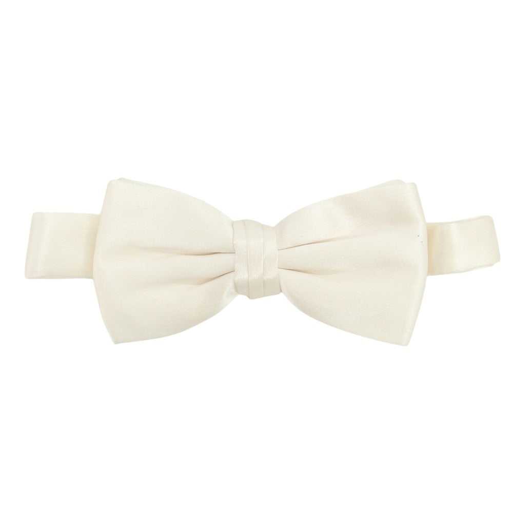 【中古】ブリオーニ Brioni サテンシルク 蝶ネクタイ バタフライ オフホワイト【 状態ランクC 】【 メンズ 】