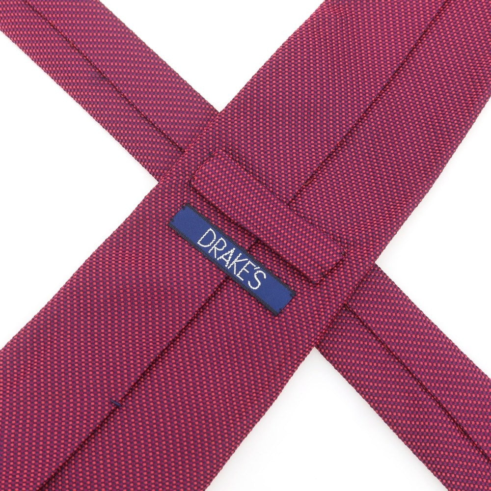 【中古】ドレイクス DRAKES シルク 無地ネクタイ パープル【 状態ランクB 】【 メンズ 】