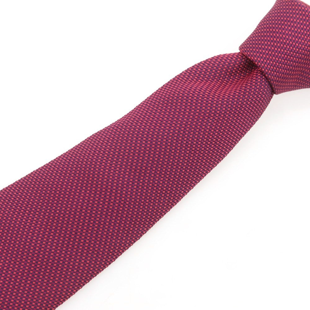 【中古】ドレイクス DRAKES シルク 無地ネクタイ パープル【 状態ランクB 】【 メンズ 】