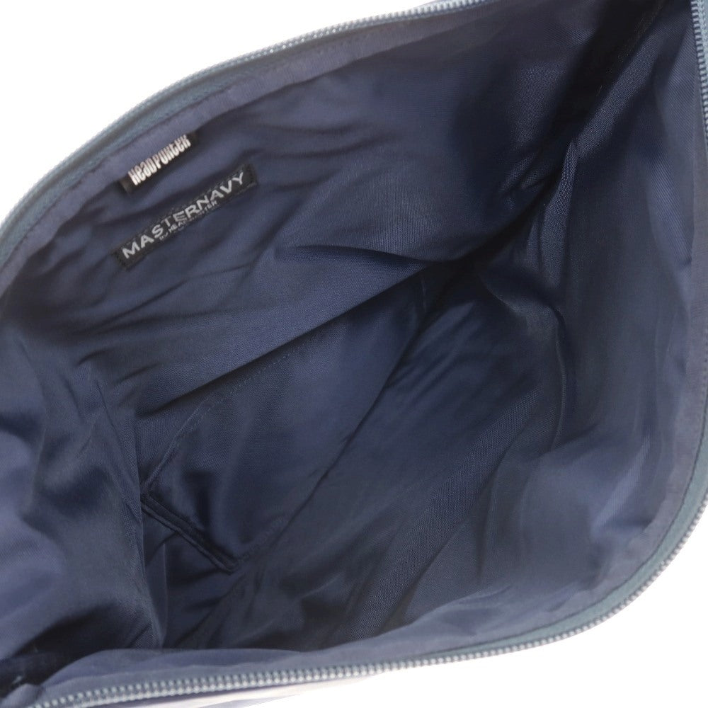 【中古】ヘッドポーター HEAD PORTER MASTER NAVY ポリエステル クラッチバッグ ネイビー【 状態ランクC 】【 ユニセックス 】[CPD]