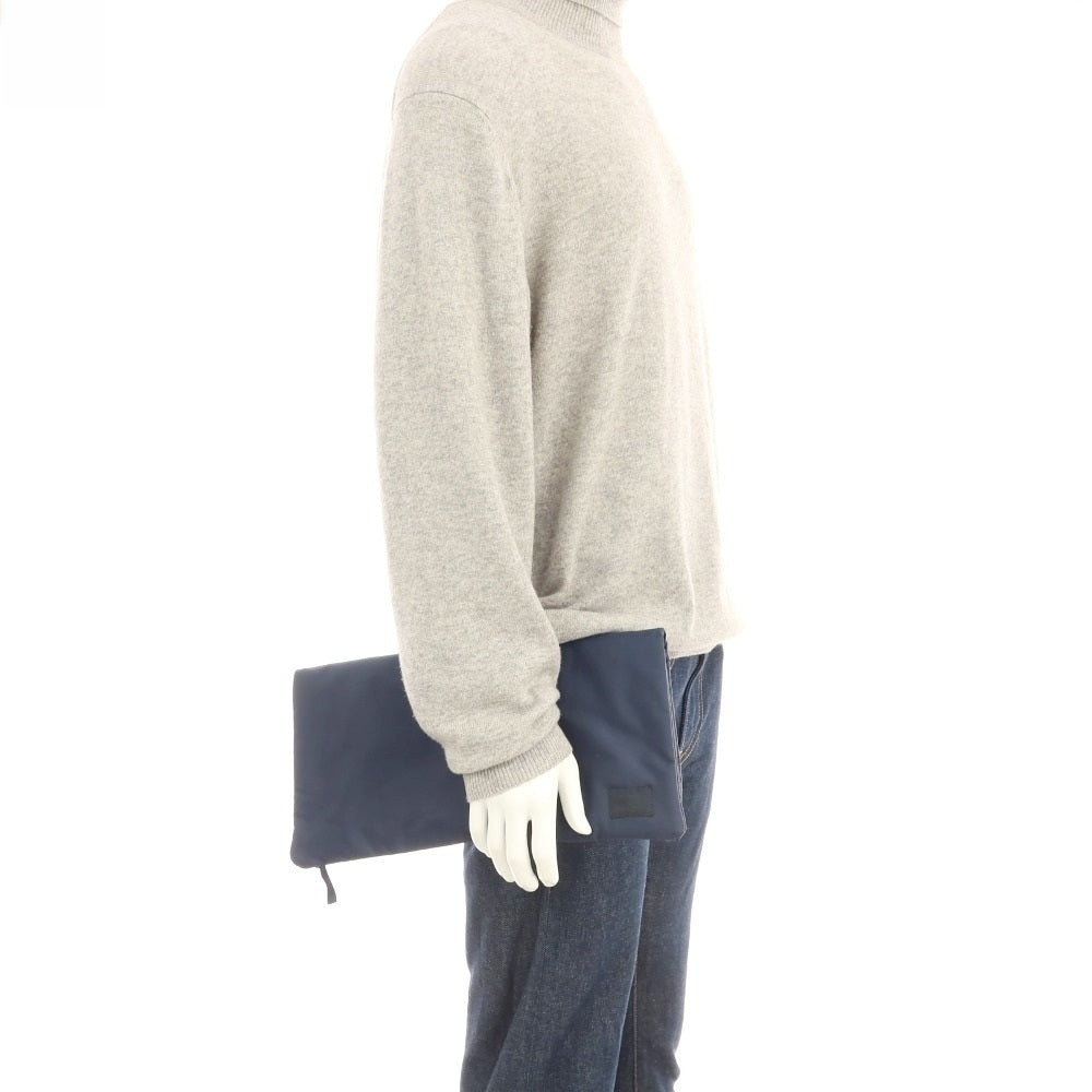 【中古】ヘッドポーター HEAD PORTER MASTER NAVY ポリエステル クラッチバッグ ネイビー【 状態ランクC 】【 ユニセックス 】