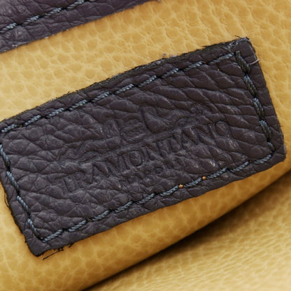 【中古】トラモンターノ TRAMONTANO グレインレザー ミニ クラッチバッグ ネイビー【 状態ランクB 】【 メンズ 】