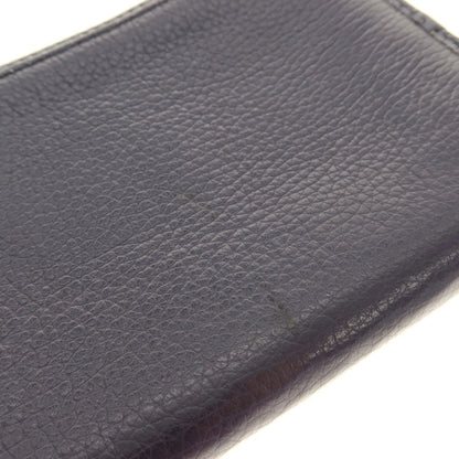 【中古】トラモンターノ TRAMONTANO グレインレザー ミニ クラッチバッグ ネイビー【 状態ランクB 】【 メンズ 】