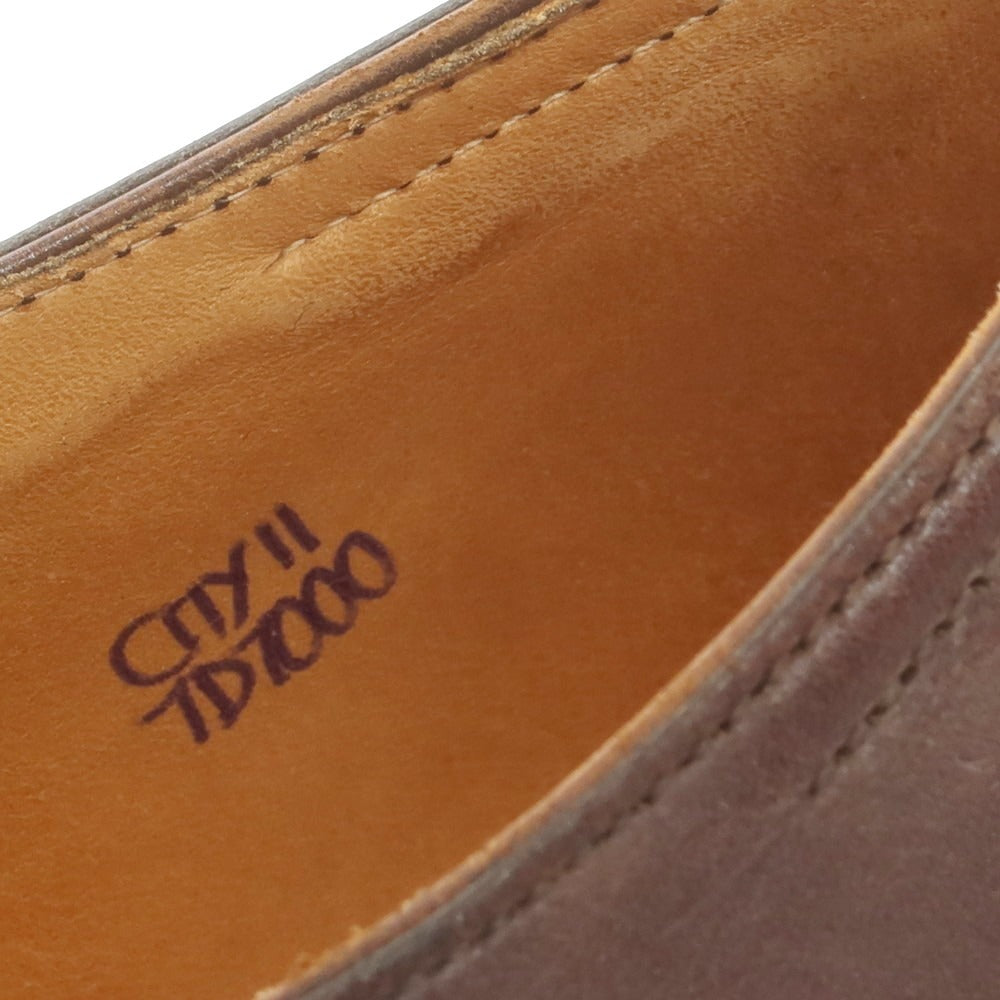 【中古】ジョンロブ John Lobb CITY2 ストレートチップ ドレスシューズ ブラウン【 サイズ7D 】【 状態ランクB 】【 メンズ 】 [APD]