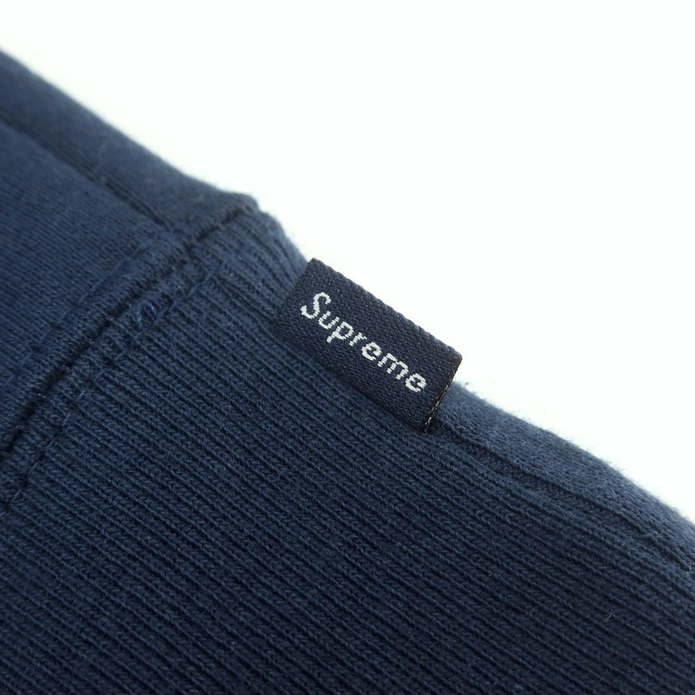 【中古】シュプリーム Supreme 2025年秋冬 Classic Logo Shop Hooded Sweatshirt パーカー ネイビー【 M 】【 状態ランクC 】【 メンズ 】