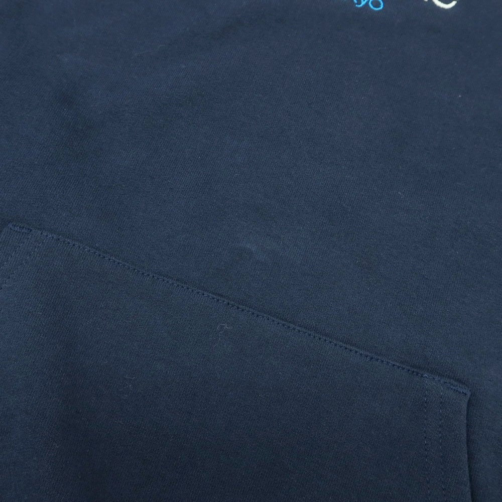 【中古】シュプリーム Supreme 2025年秋冬 Classic Logo Shop Hooded Sweatshirt パーカー ネイビー【 M 】【 状態ランクC 】【 メンズ 】