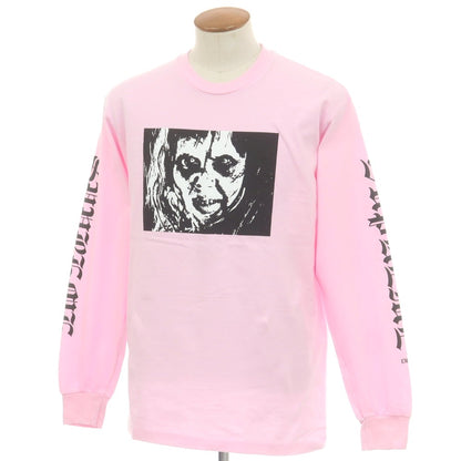 【中古】シュプリーム Supreme ×The Exorcist × 楳図かずお 2025年秋冬 The Exorcist Mother L/S Tee 長袖Ｔシャツ ライトピンク【 M 】【 状態ランクB 】【 メンズ 】
