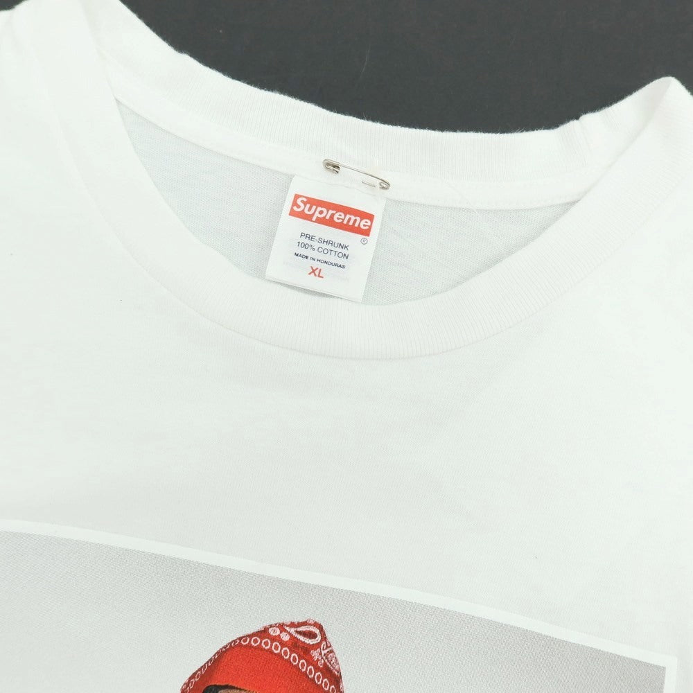 【中古】シュプリーム Supreme 2025年秋冬 Playboi Carti Tee コットン 半袖Ｔシャツ ホワイト【 サイズXL 】【 状態ランクB 】【 メンズ 】 [CPD]