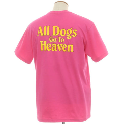 【中古】シュプリーム Supreme 2025年秋冬 All Dogs Go To Heaven Tee 半袖Ｔシャツ ピンク【 M 】【 状態ランクA 】【 メンズ 】