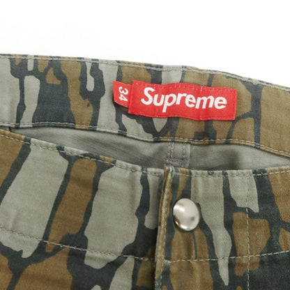 【中古】シュプリーム Supreme 2025年春夏 Cargo Pant コットン カーゴパンツ ブラウンxオリーブ【 34 】【 状態ランクB 】【 メンズ 】