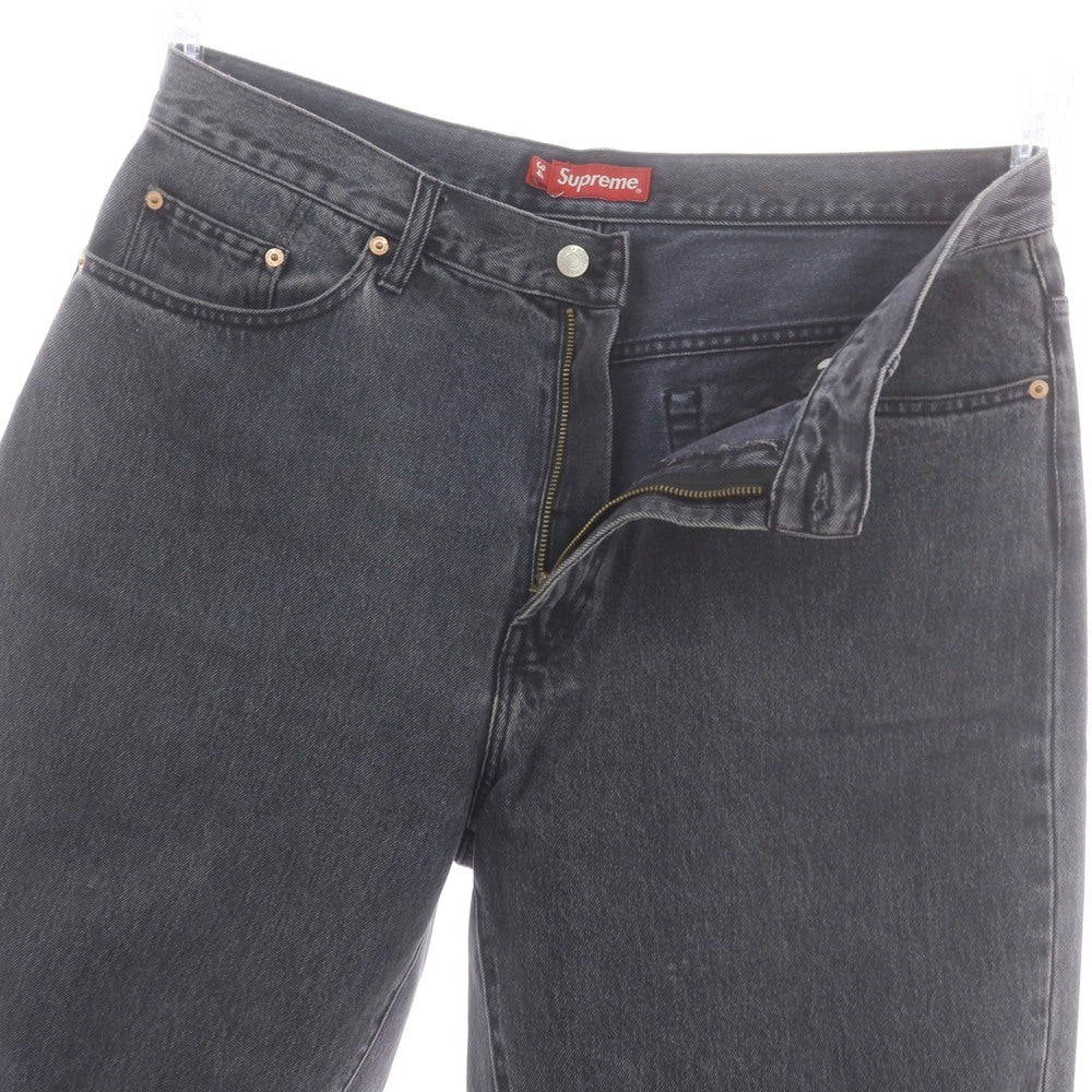 【中古】シュプリーム Supreme 2023年春夏 Baggy Jean ジーンズ デニムパンツ ブラック【 34 】【 状態ランクC 】【 メンズ 】