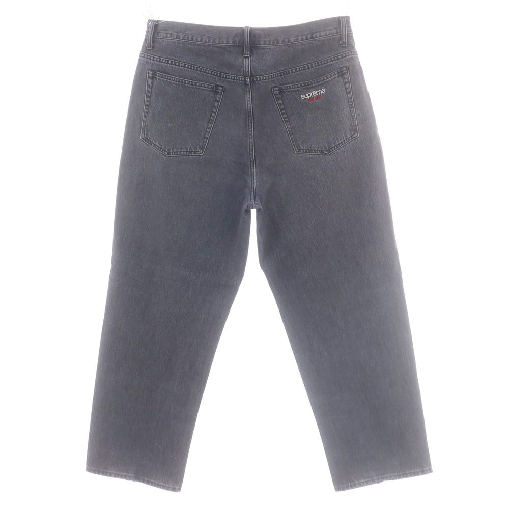 【中古】シュプリーム Supreme 2023年春夏 Baggy Jean ジーンズ デニムパンツ ブラック【 34 】【 状態ランクC 】【 メンズ 】