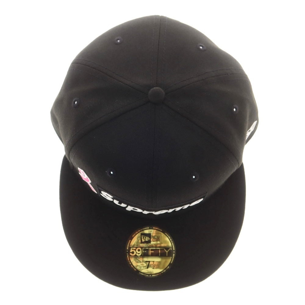 【中古】シュプリーム Supreme 2025年秋冬 Breast Cancer Awareness Box Logo New Era キャップ ブラック【 7 1/2 】【 状態ランクA 】【 メンズ 】