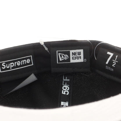 【中古】シュプリーム Supreme 2025年秋冬 Breast Cancer Awareness Box Logo New Era キャップ ブラック【 7 1/2 】【 状態ランクA 】【 メンズ 】