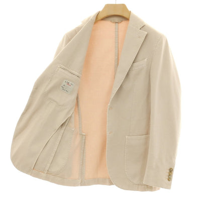 【中古】エルビーエム1911 L.B.M.1911 ストレッチ コットン 2B カジュアルジャケット ライトベージュ系【サイズ44】【 状態ランクC 】【 メンズ 】