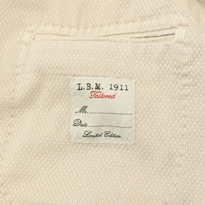 【中古】エルビーエム1911 L.B.M.1911 ストレッチ コットン 2B カジュアルジャケット ライトベージュ系【サイズ44】【 状態ランクC 】【 メンズ 】