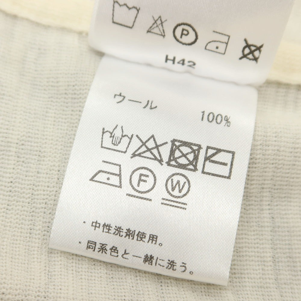 【中古】ギローバー GUY ROVER ウール 長袖 ポロニット ベージュ【 XS 】【 状態ランクB 】【 メンズ 】