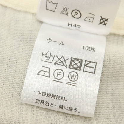 【中古】ギローバー GUY ROVER ウール 長袖 ポロニット ベージュ【 XS 】【 状態ランクB 】【 メンズ 】